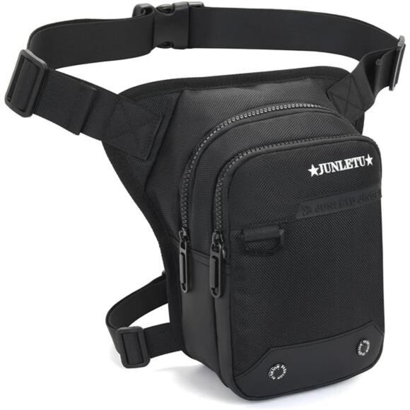 Drop Leg Bag for Men Women Motorcycle Leg Bags Tactical Fanny Pack - Picture 1 of 7